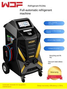 Machine de récupération de climatisation automobile WDF X868, outil de remplissage <span class=keywords><strong>R134A</strong></span>, acier métallique, recyclage de <span class=keywords><strong>gaz</strong></span> de climatisation, équipement de recharge pour l'entretien des voitures - Product Image 2