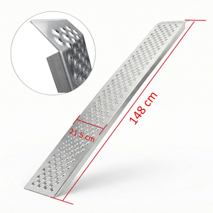 Rampas Plegables <span class=keywords><strong>de</strong></span> Aluminio <span class=keywords><strong>para</strong></span> Remolque, Antideslizantes, 880 LBS, <span class=keywords><strong>para</strong></span> ATV, UTV, Motocicleta, Rampa <span class=keywords><strong>de</strong></span> Carga Resistente, Fácil Acceso - Product Image 5