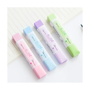 Nouvelles Gommes Adhésives Simples et Tendance Couleurs Bonbon pour Enfants – Lot de 30 Gommes Assorties - Product Image 1