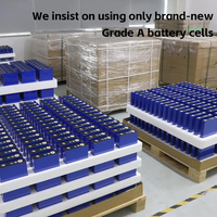 Batterie au lithium LiFePO4 personnalisée 60V 64V 100Ah pour tricycle électrique, mini véhicule électrique, quadricycle, voiturette de golf électrique, OEM ODM, usine chinoise