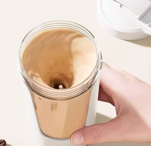 Tritan BPA ücretsiz taşınabilir elektrikli çalkalayıcı şişe mikser kupası Shaker <span class=keywords><strong>Protein</strong></span> sallar için kahve fincanları kupalar yemek değiştirme sallar - Product Image 3