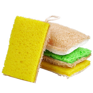 Esponja de Celulosa para Lavar Platos, Reutilizable, de Doble Cara, para Limpieza del Hogar y la Cocina, Suministros de Limpieza - Product Image 4