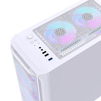Boîtier ATX Lovingcool Full Tower avec panneau frontal en maille, verre trempé, support de radiateur 240 mm, prix de gros, boîtier PC pour intégrateurs de systèmes