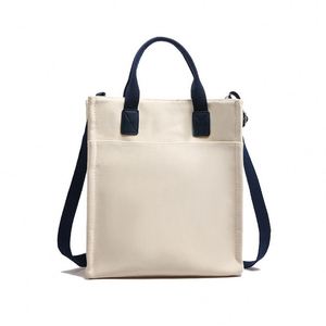 Bolso Bandolera de Lona con Logotipo de Alta Gama para Mujer, Diseño Inspirado en Ins, Bolso de Compras Tipo Mochila DIY, Nuevo Lanzamiento - Product Image 5