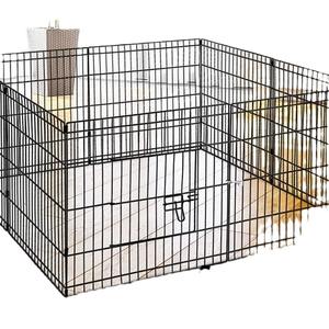 Valla plegable para mascotas al aire libre, bolígrafo de ejercicio para perros, corralito de hierro de Metal para perros, para entrenamiento de cachorros, puerta de patio, Bar, jaula para perros en casa, seguridad en el jardín - Product Image 5