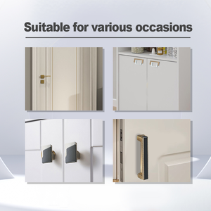 Gagang dan Tarikan Lemari Dapur Modern Mewah dari Paduan Seng untuk Laci Lemari Pakaian Perlengkapan Hotel - Product Image 6