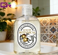 Étiquettes cosmétiques personnalisées en vinyle imperméable avec estampage à chaud en feuille d'or, adhésif durable, étiquettes en rouleau pour flacon de parfum, logo personnalisé