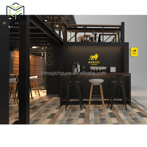 บ้านเวทมนตร์ ร้านอาหาร บาร์ คาเฟ่ โรงแรมเคลื่อนที่ ขนาด 40 ฟุต ทำจากตู้คอนเทนเนอร์ พร้อมล้อ ดีไซน์ทันสมัย ปรับแต่งได้ - Product Image 4