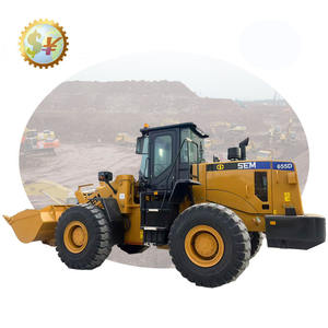 Cargadora frontal SEM-Caterpillar SEM655D de 5 toneladas fabricada en China, cargadora de movimiento de tierras de 5 toneladas 655D 660D con motor Caterpillar-Shangcai - Product Image 1