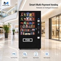Distributeur automatique de snacks et de boissons MOVA avec écran LCD personnalisé, refroidissement par compresseur et surveillance à distance