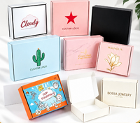 Boîte d'expédition en carton ondulé personnalisée avec impression d'avion, logo personnalisé, boîte cadeau pour entreprise e-commerce