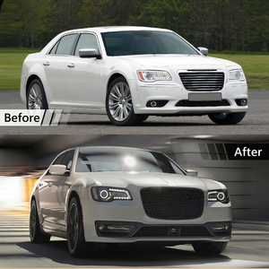 Paraurti Anteriore e Posteriore per <span class=keywords><strong>Chrysler</strong></span> <span class=keywords><strong>300C</strong></span> 2012-2014, Aggiornamento Stile 300S SRT 2016-2024, Kit Carrozzeria con Diffusore - Product Image 6