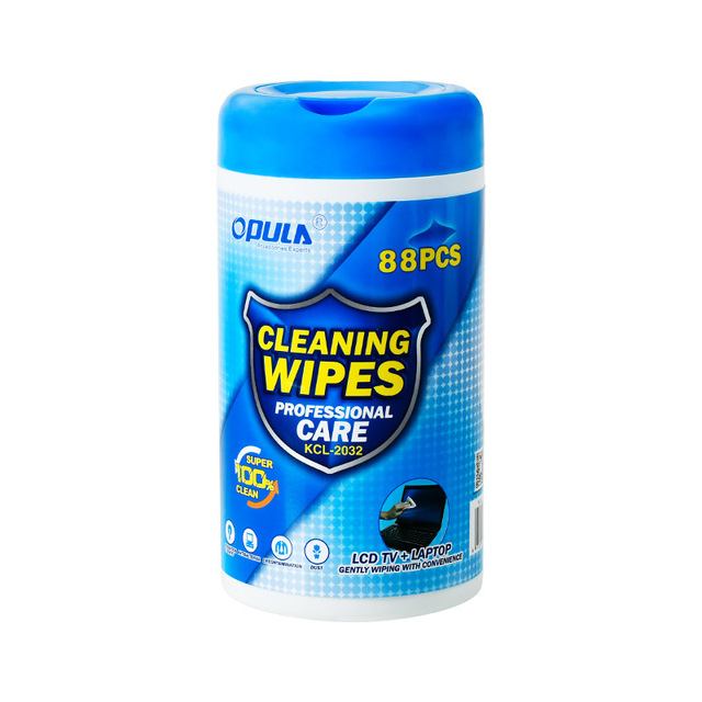 88PCS OEM Streak-Free Monitors Laptops Computers Cleaning Wipe Lcd TV Tablet Lens Mobile Phone Electronic Screen Cleaner Wipes