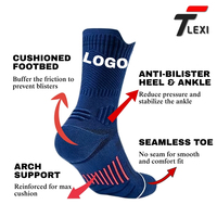 Chaussettes de basketball personnalisées antidérapantes et écologiques, tricotées avec motif quadrillé pour enfants et jeunes, idéales pour le sport estival (Calcetines)