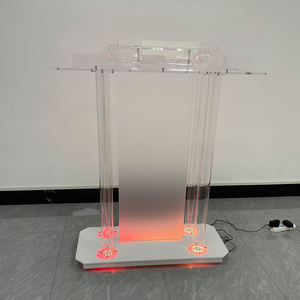 Diseños <span class=keywords><strong>de</strong></span> púlpito <span class=keywords><strong>de</strong></span> Iglesia, podio transparente acrílico, luces Led, Cruz <span class=keywords><strong>de</strong></span> púlpito <span class=keywords><strong>de</strong></span> Iglesia, fácil <span class=keywords><strong>de</strong></span> montar, <span class=keywords><strong>atril</strong></span> <span class=keywords><strong>de</strong></span> pie - Product Image 2
