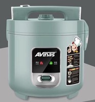 Penanak Nasi Listrik Avinas AV-507 5L 900W Berdaya Tinggi, Multicooker Komersial, Mesin Masak Tugas Berat untuk Restoran dan Katering