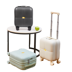 MGOB 14 Inch <strong>Mini</strong> Suitcase Lightweight Underseat Luggage with Spinner Caster Waterproof PC Cute Cabin Case Strap Carry Luggage - Product Image 1