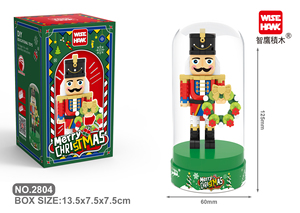 Wisehawk Mini schiaccianoci Cartoon Action figure di plastica Micro blocchi da costruzione Set di giocattoli educativi per bambini