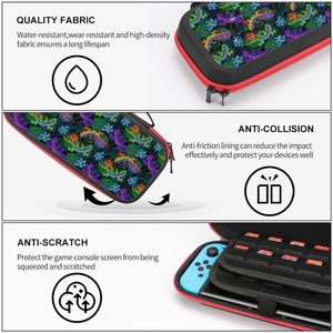 Colorido artístico Gecko Lizard para Nintendo para Switch Case Compatible con Lite/OLED Game Accesorio Estuche de transporte - Product Image 3