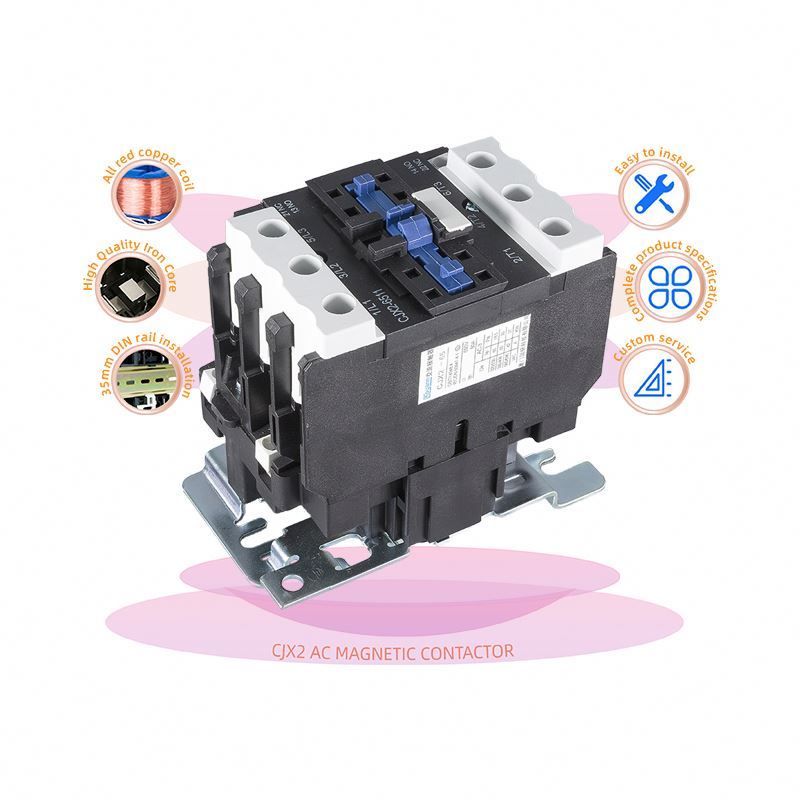 AC Contactor Magnetic New Type Ac Contactors 220V Contactor With 30% Silver Point