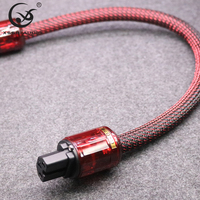YIVO XSSH DIY OFC OD16mm Audiophile AC Cordon d'alimentation C15 IEC Plug 250V 15A GB PVC pour voiture 2m HIFI Câble d'alimentation Amplificateur Fil d'alimentation