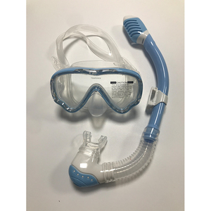 Yüksek kaliteli rekabetçi nefes tüp dalış şnorkel ekipmanları silikon ağızlık mevcut yarı kuru şnorkel çocuklar için - Product Image 3