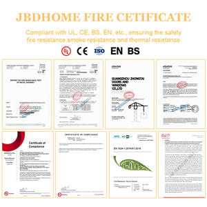 Portes coupe-feu commerciales en acier certifiées USA pour hôtels, modernes et sécurisées, double <span class=keywords><strong>porte</strong></span> extérieure en métal, résistance au feu 3 heures, <span class=keywords><strong>barre</strong></span> <span class=keywords><strong>anti</strong></span>-<span class=keywords><strong>panique</strong></span> - Product Image 2