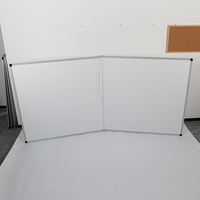 Vente en gros d'usine OEM tableau blanc pliable de grande taille 40x72 pouces avec cadre en aluminium tableau blanc mural avec deux tableaux blancs pliants