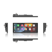 Neuester 11,26 Zoll Tragbarer Carplay-Bildschirm mit Doppelkameras Apple Carplay Auto-Dashcam 4K Vorne+Hinten 1080P