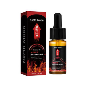 Huile de massage liquide pour hommes de haute qualité avec des plantes naturelles pures 10 ml pour usage adulte - Améliore l'endurance et les soins intimes - Product Image 1
