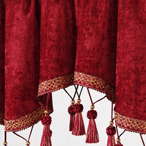 Tenda Trasparente con Occhielli per Porta e <span class=keywords><strong>Cucina</strong></span>, Motivo a Foglie, Colore Personalizzabile, Certificata OEKO-TEX, per Tutte le Stagioni - Product Image 6