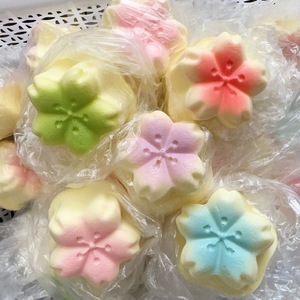 Cherry Blossom Powder Pudding Cake Plasticine Super Soft Squishy Toy Unisex Slow <b>Rebound</b> Decompression for Children - Product Image 3