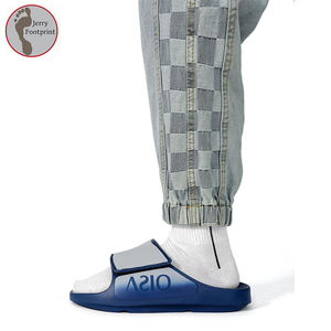 Supporto per arco personalizzato ortopedico da uomo Vel Cro Strap Slide Cushion Slipper per piedi piatti Slides - Product Image 3