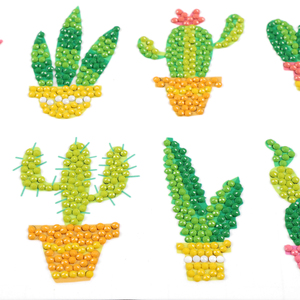 <span class=keywords><strong>Cactus</strong></span> populaire éducatif 3D bricolage diamant Art peinture autocollants créatif pâte artisanat Kits cadeaux pour enfants filles garçons adultes - Product Image 1
