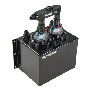 Kyostar 3L nhôm đua nhiên liệu tăng Tank Kit với đường sắt nhiên liệu cho 300 LPH bơm nhiên liệu cho động cơ xe - Product Image 3