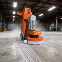 Nouvelle Meuleuse à Béton Professionnelle 2026 de 400 mm de Largeur pour la Construction et l'Entretien Routier, Idéale pour les Revêtements Époxyés et les Sols Industriels