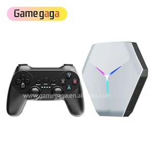 YE X10 konsol permainan klasik, kotak permainan klasik 2 + 16GB konsol Video Game 64/128GB 30000 + Game 4k mendukung kotak TV dengan lampu LED