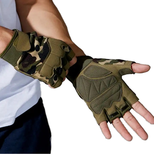 Gants tactiques mi-doigts pour hommes et femmes, antidérapants et résistants à l'usure, sports de plein air, gants d'entraînement - Product Image 2