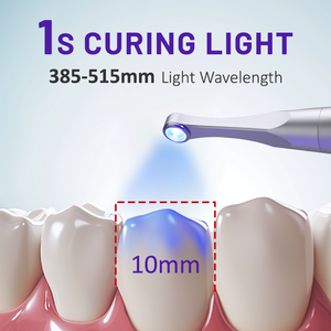 Lampada Fotopolimerizzante Dentale LED con Rotazione a 360° °   Testina Rotante - Polimerizzazione Rapida in 1 Secondo per Restauri Dentali Efficienti - Product Image 3