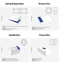 Nouveau Design Boîtes Cadeaux Personnalisées Rigides en Carton avec Couvercle et Base Amovibles, Emballage en Papier avec Col pour Téléphone