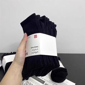 Athletic <b>Socks</b> Cotton Mid Calf Running Basketball Youth Sport <b>Socks</b> Solid Color Breathable Durable - Product Image 2