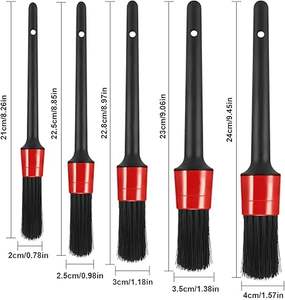 Alat Pembersih Interior Mobil Terlaris, Sikat Gagang Panjang Bahan PP, Perlengkapan Detailing Mobil, Kit Sikat Detailing, Pembersih Detailing Mobil - Product Image 2