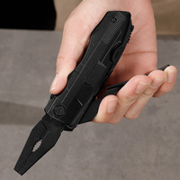 FixCraft QZ-007 Couteau pliant multifonction portable et pince, outil tactique d'extérieur