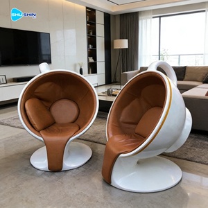 Silla de Resina y Fibra de Vidrio con Diseño Creativo de Taza de Café, Asiento Artístico para Decoración de Cafeterías y Oficinas - Product Image 1
