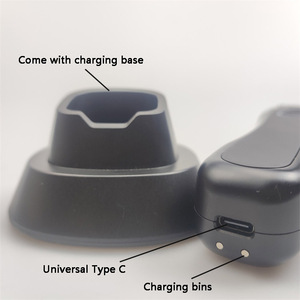 Venta caliente de carga USB Clippers DLC Blade Recortadora eléctrica Carga rápida Profesional Black Trimmer Man mquinas de <span class=keywords><strong>Barbera</strong></span> - Product Image 6