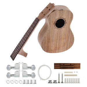 Ukelele Semiterminado de 23 Pulgadas, Ukelele de 26 Pulgadas, Madera de Caballo con Motas, Kit de Ukelele para Armar - Product Image 4