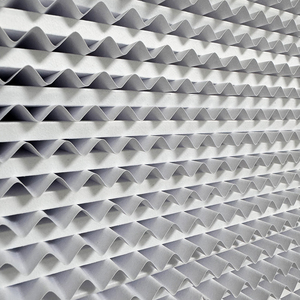 Nouveau filtre à air HVAC 99,95 % OEM personnalisé H14 0,3 µm HEPA avec plis profonds et flux d'air laminaire - Product Image 2