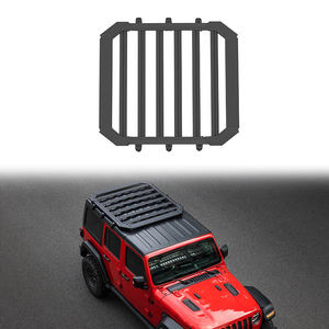 Equipaje de techo de coche, plataforma transportadora de <span class=keywords><strong>aluminio</strong></span>, portaequipajes, portaequipajes de coche para Jeep Wrangler JL 4XE 18 +, piezas de coche todoterreno, portaequipajes - Product Image 2