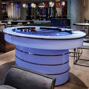 Bàn bida tròn bằng đá phiến, thiết kế mới, giá rẻ, phổ biến, dùng được trong nhà hoặc ngoài trời - Product Image 3