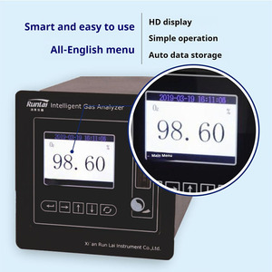 Analyseur de gaz portable haute précision Runlai S100H pour oxygène (O2) avec technologie de flux ionique 3D, écran LCD numérique et détecteur de gaz personnalisable - Product Image 2